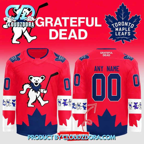 2024 Toronto Maple Leafs x Grateful Dead Night Hockey Jersey