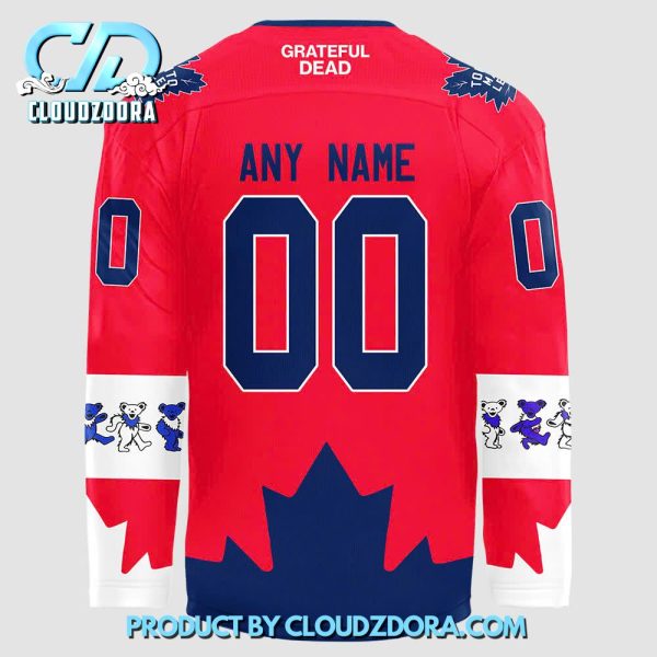 2024 Toronto Maple Leafs x Grateful Dead Night Hockey Jersey