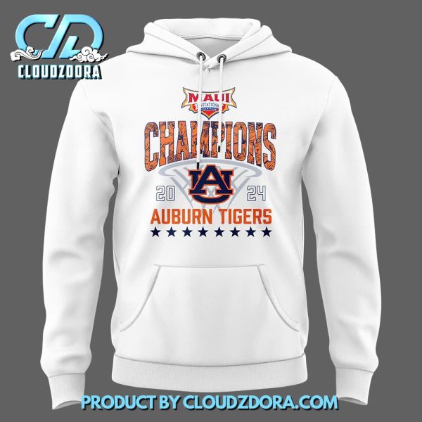 Auburn Basketball 2024 Maui Invitational Champs Hoodie