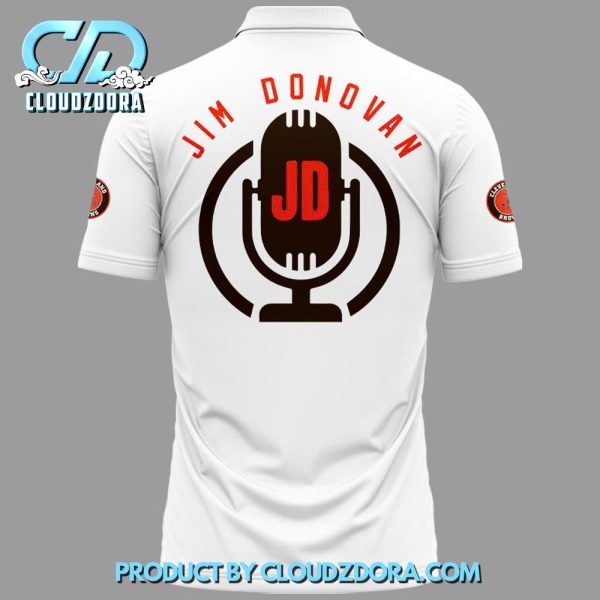 Cleveland Browns Jim Donovan Voice Special Polo Shirt