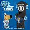 Detroit Lions x Chill Guy Blue Football Jersey