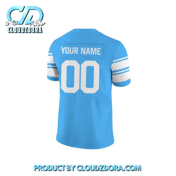 Detroit Lions x Chill Guy Blue Football Jersey