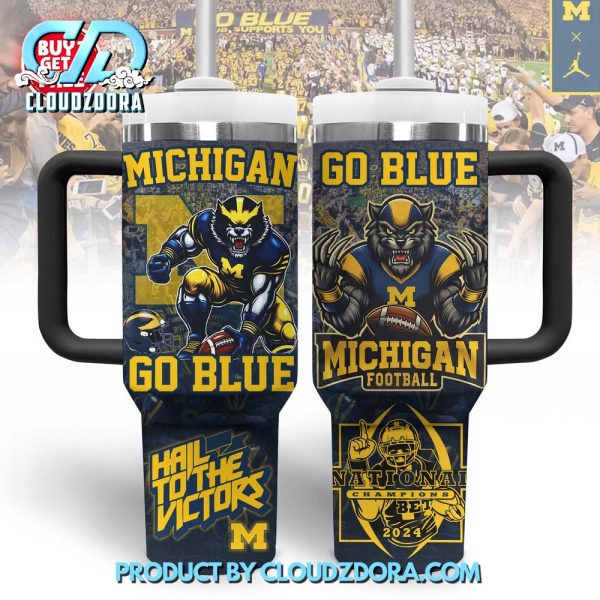 Michigan Wolverines Football Go Blue Stanley Tumbler