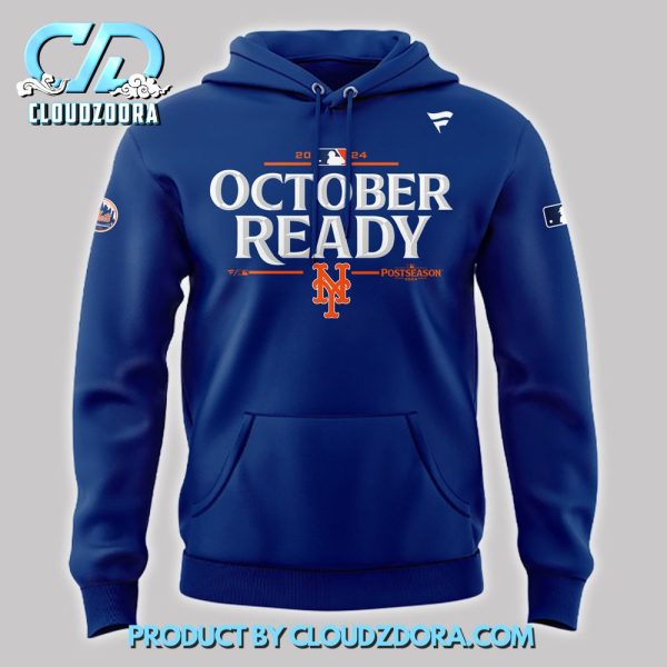 New York Mets MLB October Ready Combo Hoodie, Pants, Cap