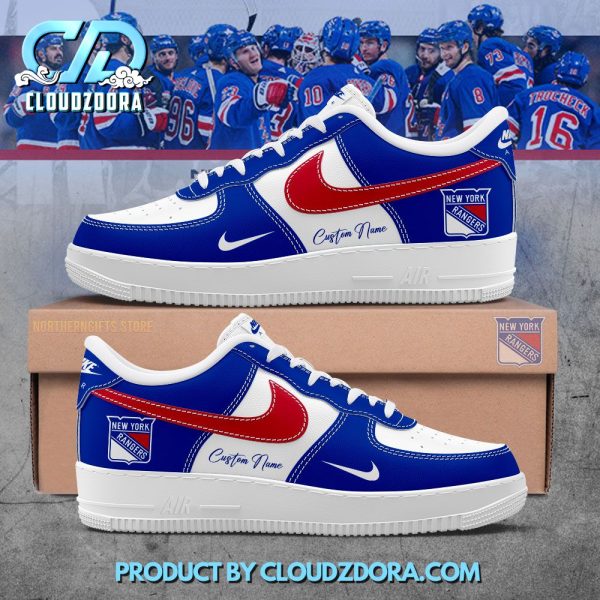 New York Rangers NHL Custom Name Nike Air Force 1