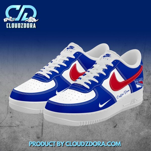 New York Rangers NHL Custom Name Nike Air Force 1