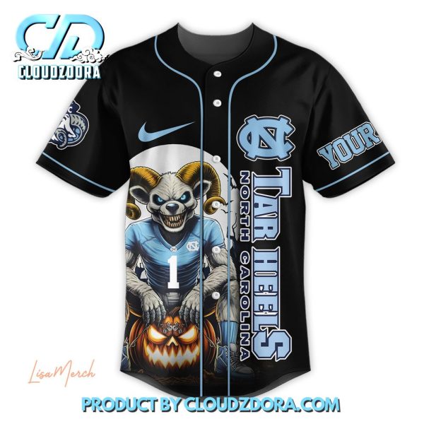 North Carolina Tar Heels Fear The Football Personalized Baseball Jersey