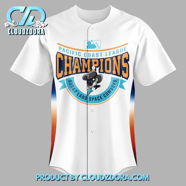 Sugar Land Space Cowboys Pacific Coast League Champions Baseball Jersey