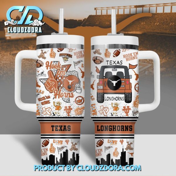 Texas Longhorns Hook’Em Horns Stanley Tumbler