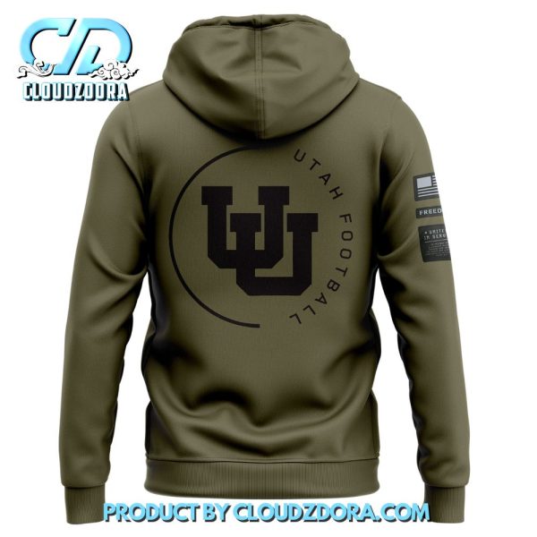 Utah Football Camo 2024 Salute to Service Club Hoodie