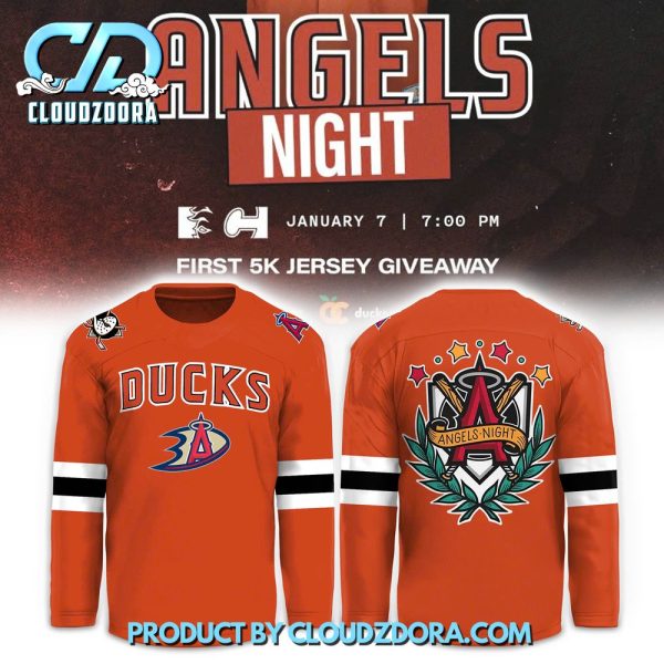 Anaheim Ducks x Angels Night 2025 Hockey Jersey