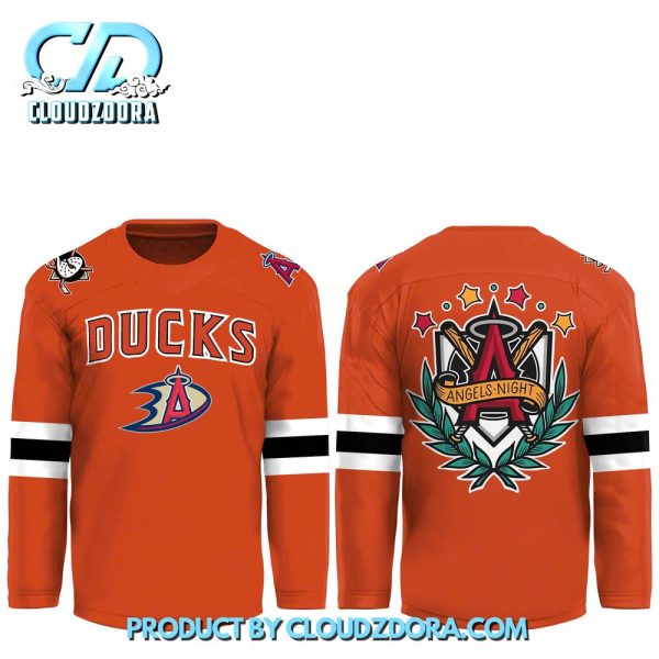 Anaheim Ducks x Angels Night 2025 Hockey Jersey