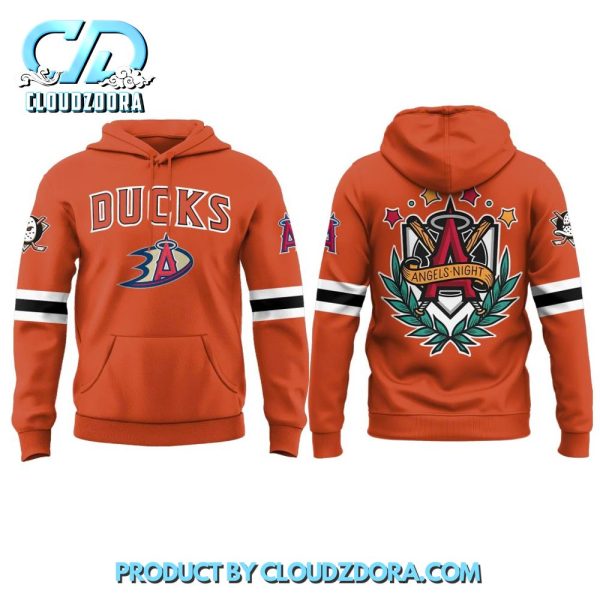 Anaheim Ducks x Angels Night 2025 Hoodie Set