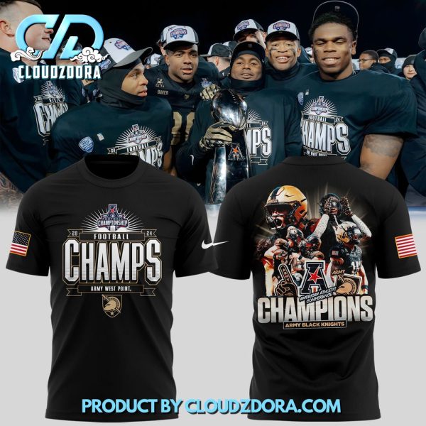 Army Black Knights Football 2024 ACC Champions Premium Shirt