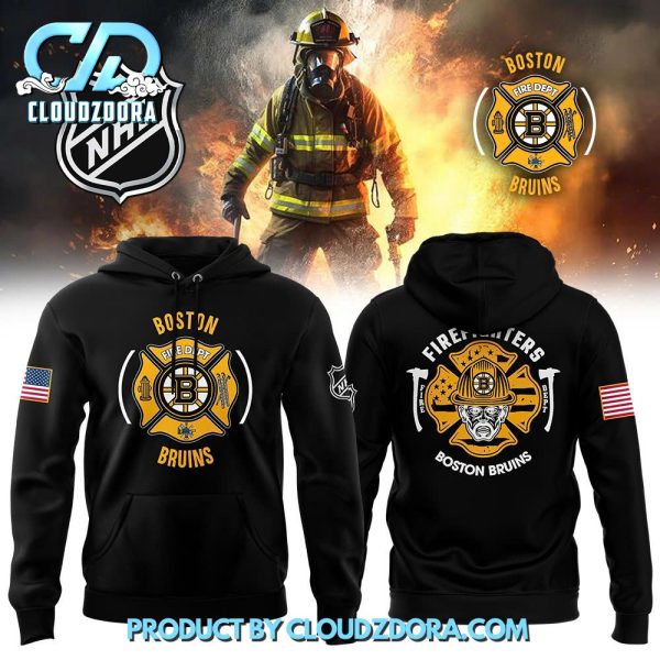 Boston Bruins x 2024 Firefighter Appreciation Night Hoodie