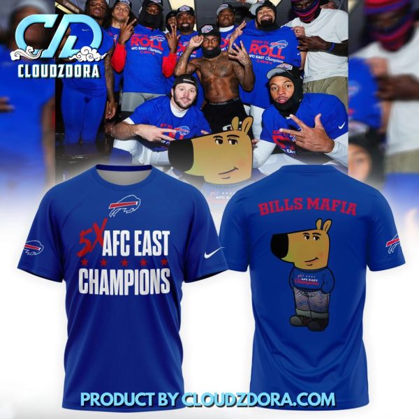 Buffalo Bills Chill Guy 2024 AFC East Division Champions Shirt