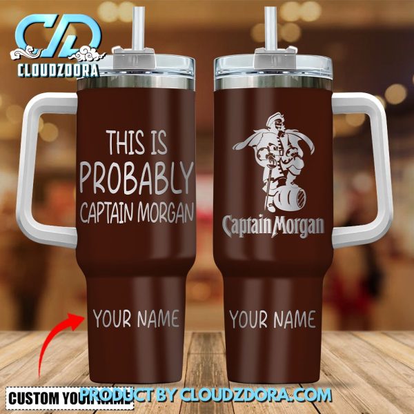 Captain Morgan Customized 40oz Stanley Tumbler