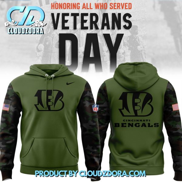 Cincinnati Bengals Special Edition 2024 Veterans Hoodie