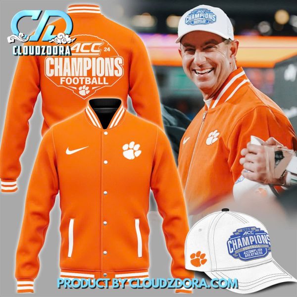 Clemson Tigers Football ACC Champions 2024 Baseball Jacket