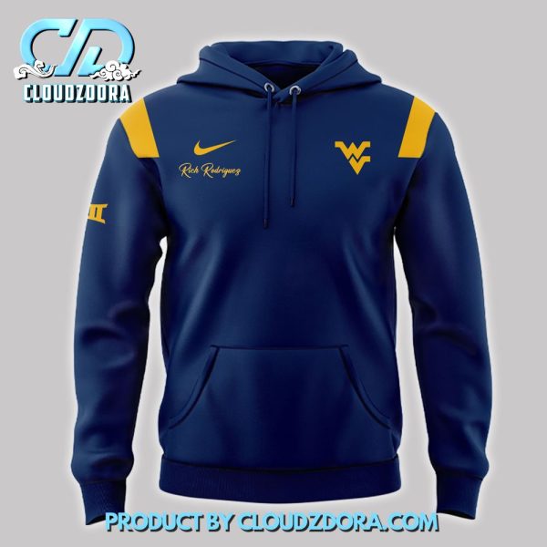 Coach Rich Rodriguez West Virginia Football Hoodie