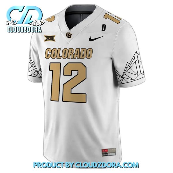 Colorado Buffaloes Heisman Travis Hunter White Football Jersey 2024