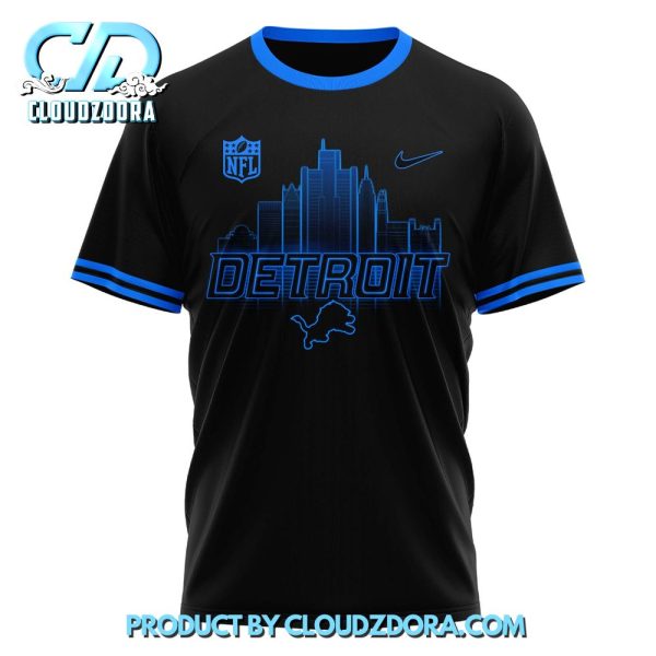 Detroit Lions Back In Black NFL Limited Edition Shirt