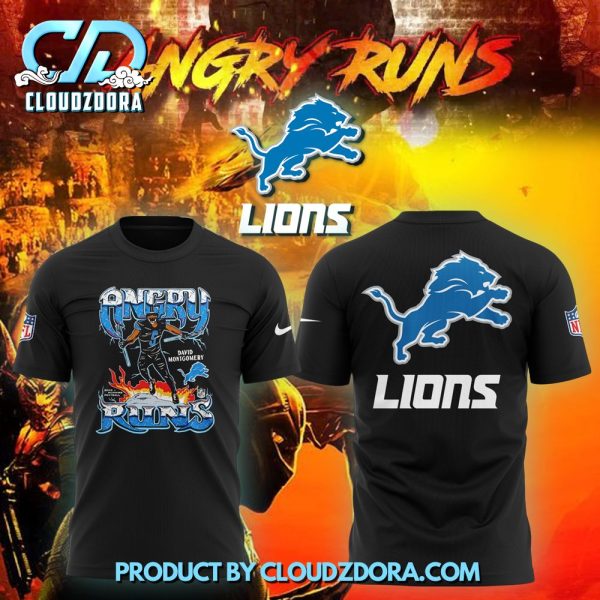 Detroit Lions Nike 2024 Angry Runs Shirt