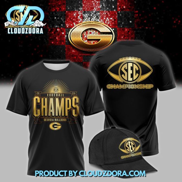 Georgia Bulldogs Football SEC Champions 2024 Shirt