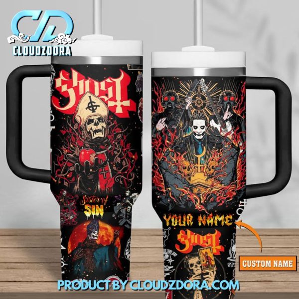 Ghost Band Sisters of Sin Custom Name Stanley Tumbler