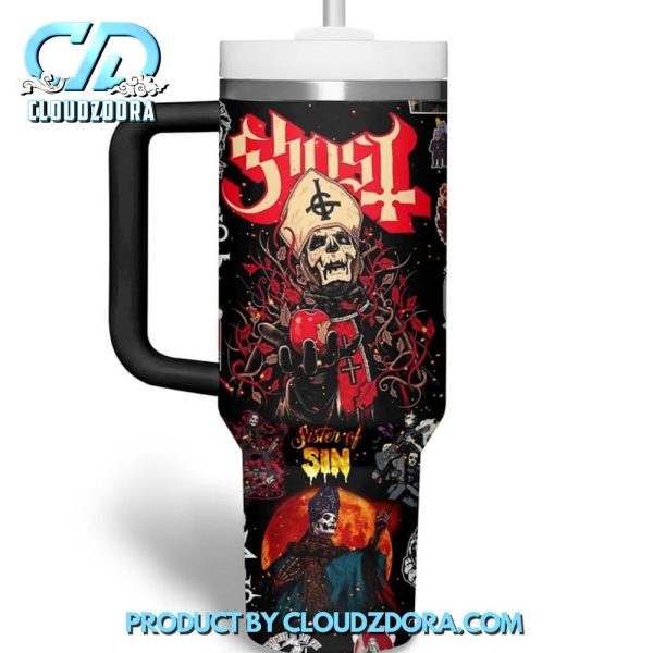 Ghost Band Sisters of Sin Custom Name Stanley Tumbler