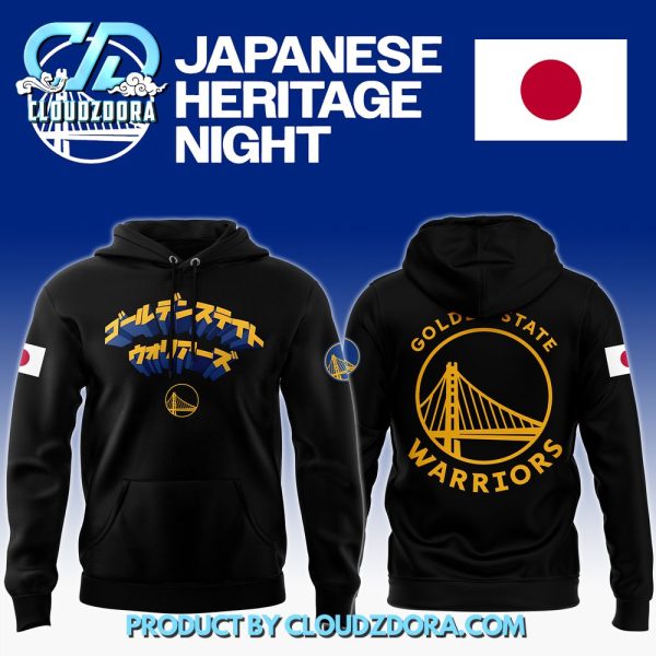 Golden State Warriors 2024 Japanese Heritage Hoodie