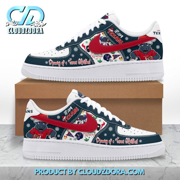 Houston Texans Christmas 2024 Nike Air Force 1