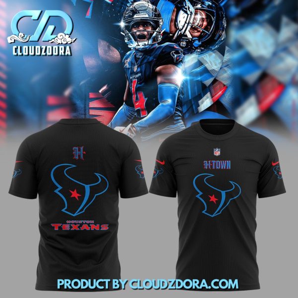 Houston Texans Christmas Candy Blue Uniform Shirt