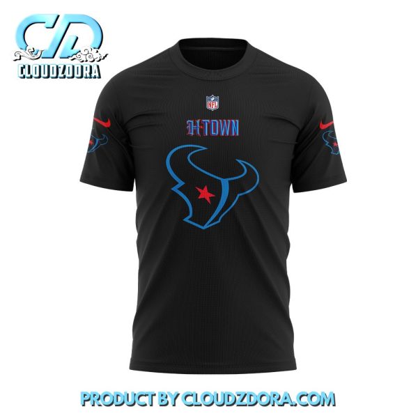 Houston Texans Christmas Candy Blue Uniform Shirt