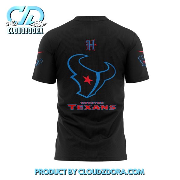 Houston Texans Christmas Candy Blue Uniform Shirt