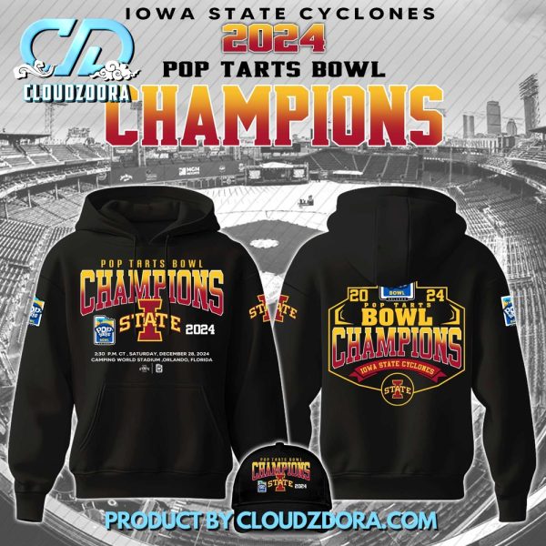 Iowa State Bowl Champions 2024 Hoodie Set Limited Version