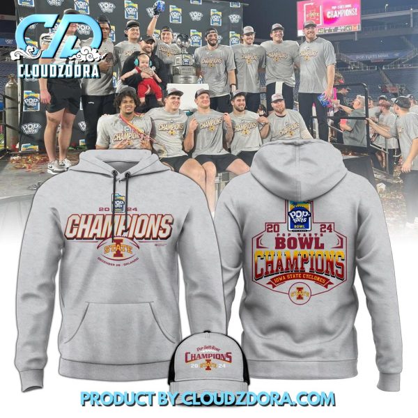 Iowa State Cyclones Bowl Champions Football Hoodie Set