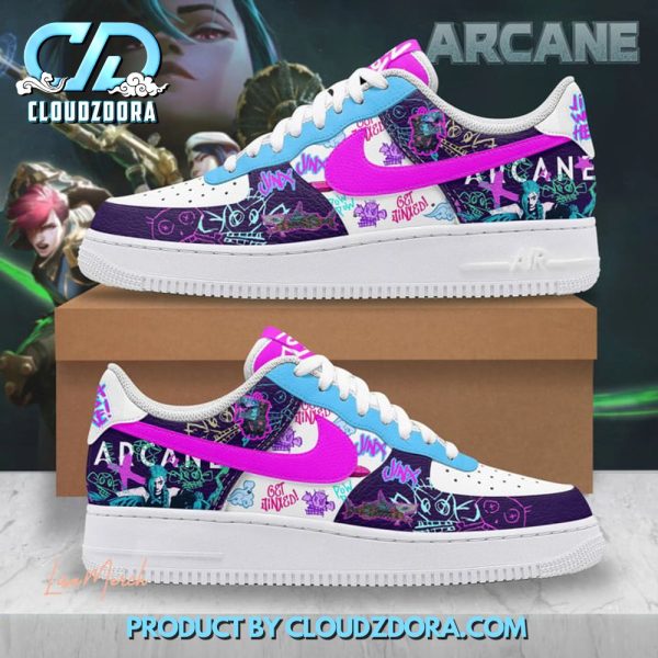 Jinx Arcane TV Series 2024 Nike Air Force 1