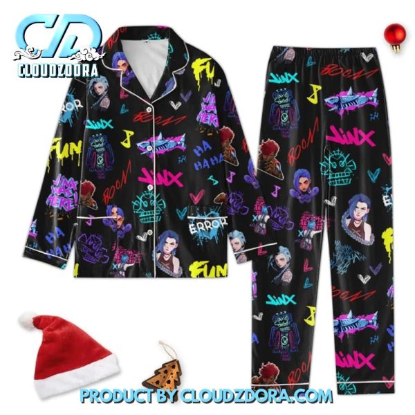 Jinx Arcane TV Series 2024 Pajamas Set