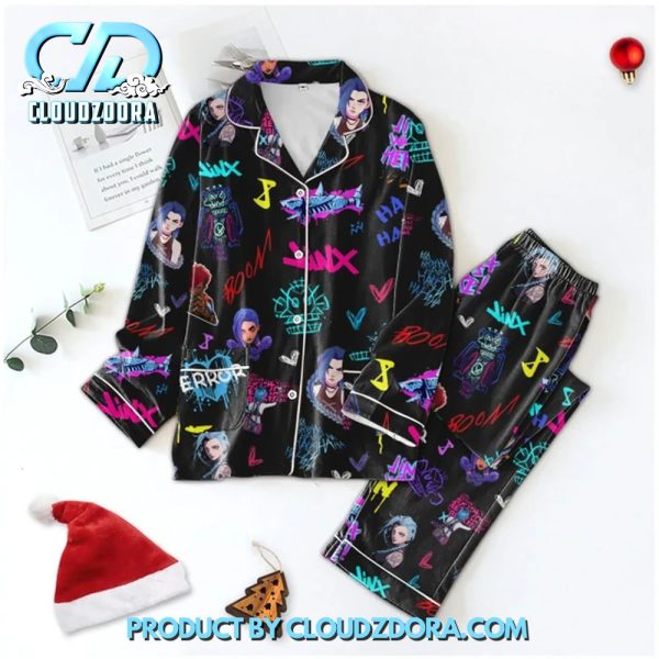 Jinx Arcane TV Series 2024 Pajamas Set