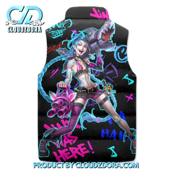 Jinx Arcane TV Series 2024 Sleeveless Puffer Down Vest