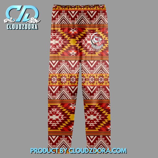 Kansas City Chiefs Native American Heritage Pajamas Set