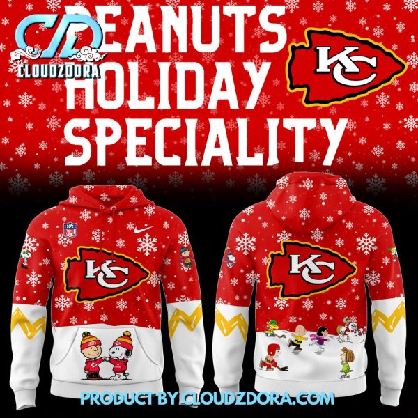 Kansas City Chiefs Peanuts Holiday Speciality Hoodie Set 2024