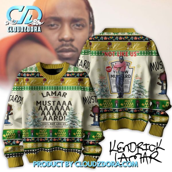 Kendrick Lamar Mustard Meme Ugly Christmas Sweater