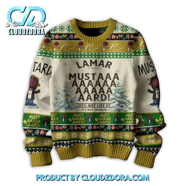 Kendrick Lamar Mustard Meme Ugly Christmas Sweater