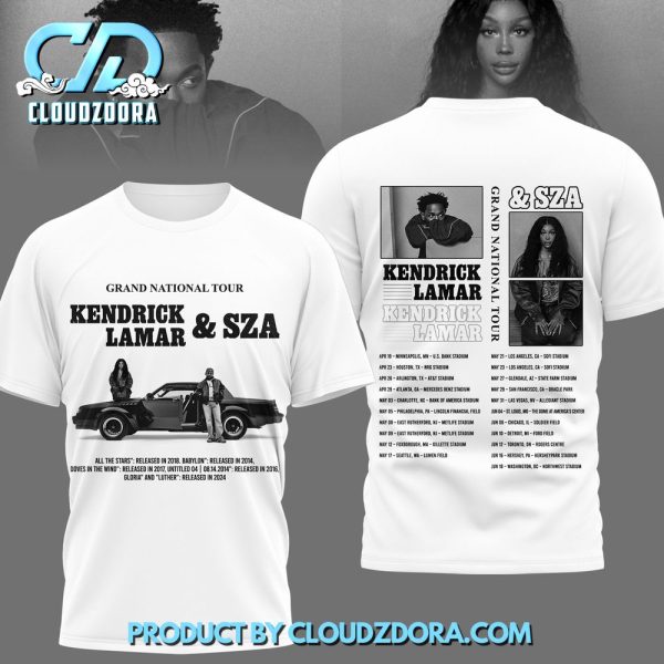 Kendrick Lamar x SZA Grand National Tour 2025 Shirt