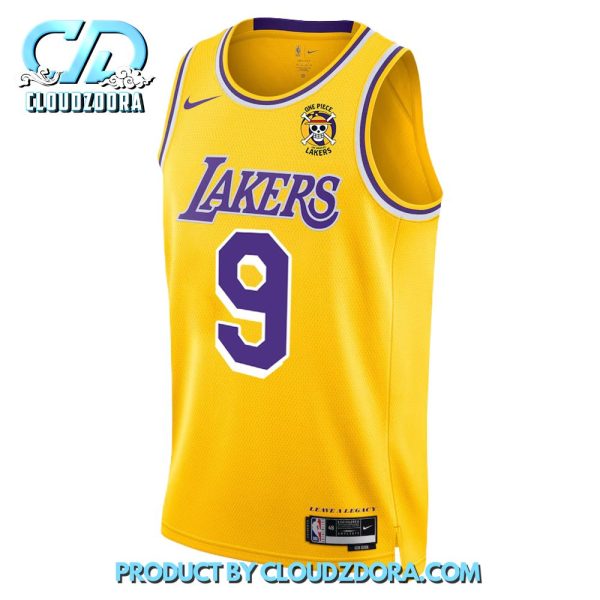 LA Lakers X One Piece Brook Basketball Jersey