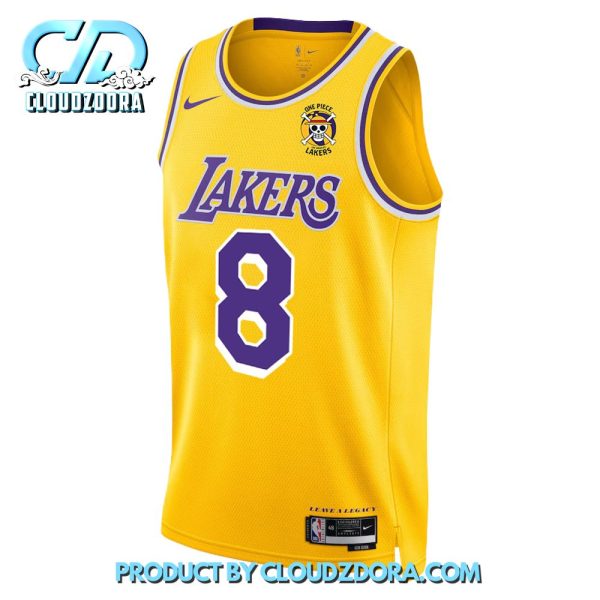 LA Lakers X One Piece Franky Basketball Jersey