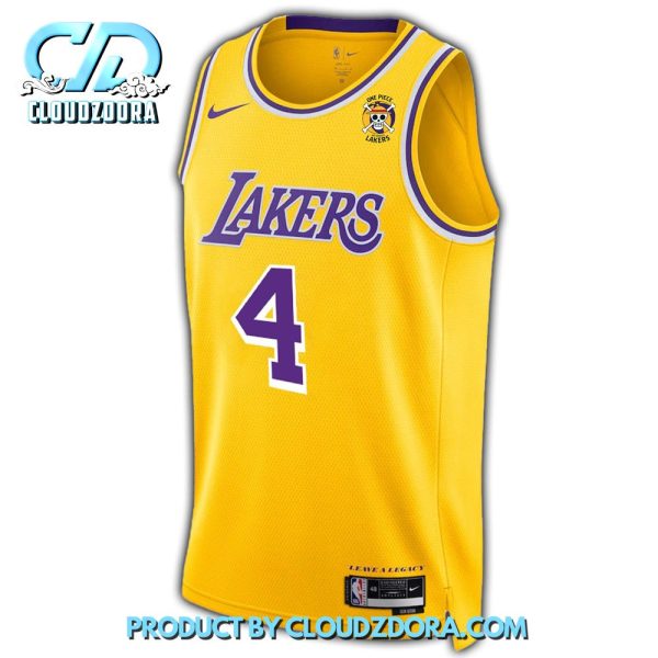 LA Lakers X One Piece GOD Usopp Basketball Jersey