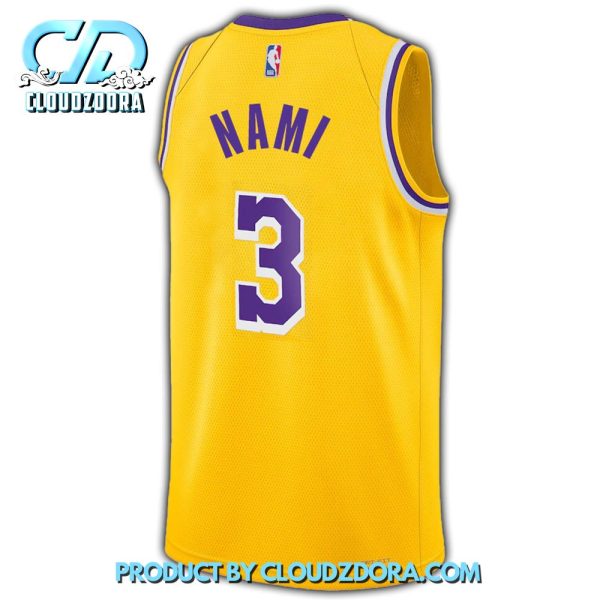 LA Lakers X One Piece Nami Basketball Jersey